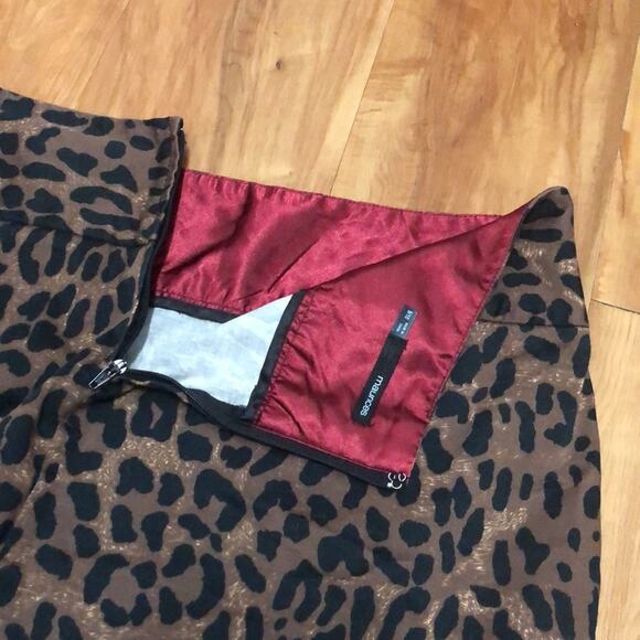 Maurices Leopard Print Skirt Size 9/10 - Picture 5 of 9